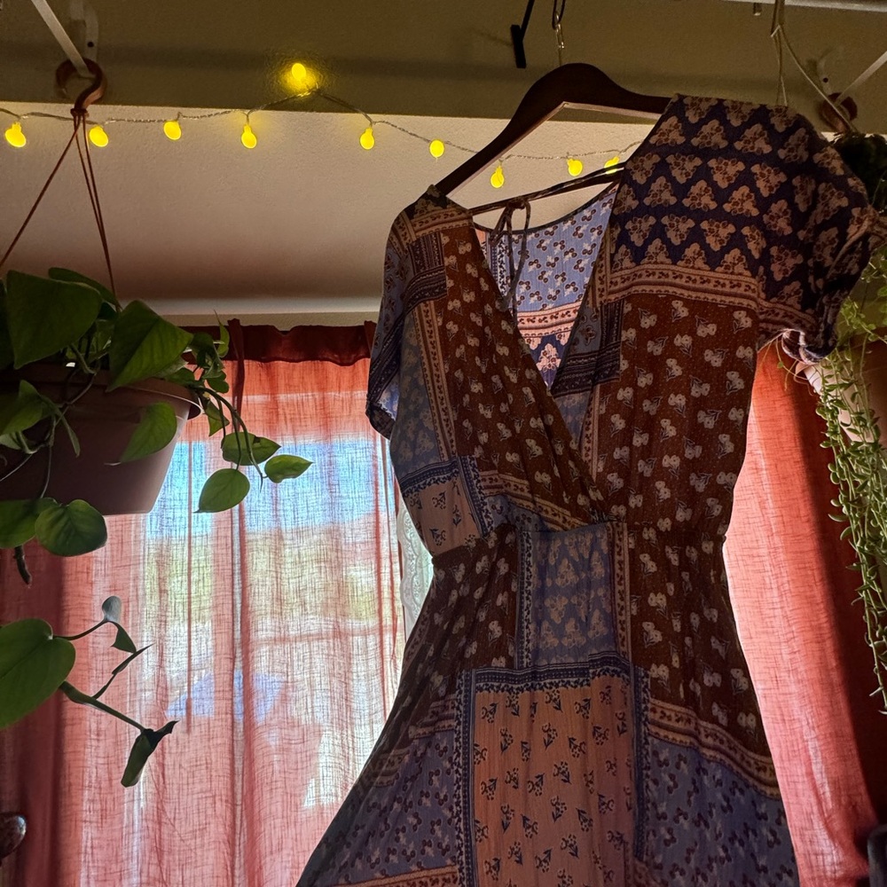 Elegant Patchwork Dress